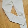 Cream Mid-Rise Jeans Image 7