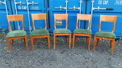 Vintage Biedermeier-style dining chairs  5pcs