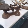 old cast iron x 2 and old scales Image 3