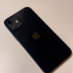 iPhone 12 128GB (Black) with Original Apple Cases