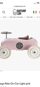 Vintage Ride on retro Toy Car