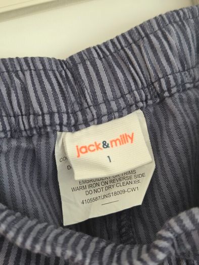 1years, Jack & Milly Baby Striped Shorts - Like New