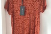Lofty Manner Orange top size 10 New with tags