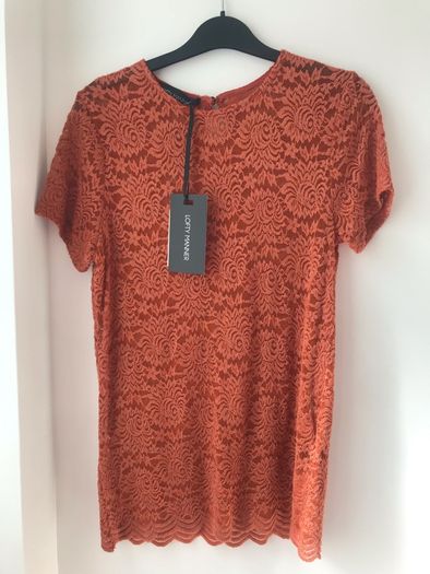 Lofty Manner Orange top size 10 New with tags