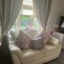 3+ 2 Cream Leather Sofa Image 2