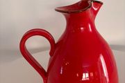 Red Ceramic Jug