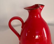 Red Ceramic Jug