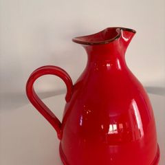 Red Ceramic Jug