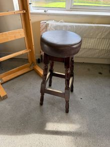 Leather Bar Stool X2