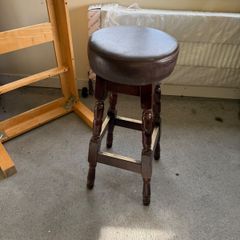 Leather Bar Stool X2