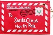 Santa Christmas letter envelope