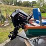 17ft boat, calvanised trailer, new engine 15hp Image 8
