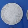 FRANCE WORLD WAR  2 set of 12  Aluminium Coins Image 7
