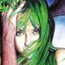 ICONIC Final Fantasy XIV - Vivid Green Semi- permanent Hair Dye Image 2