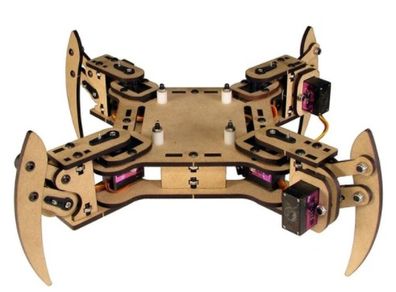 mePed v2 Quadruped Robot Arduino raspberry pi project