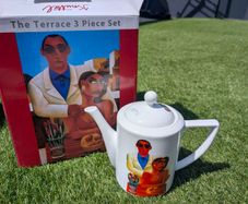 Graham Knuttel Designer "Cafe Collection " 3 Piece Tea Set. BNIB
