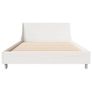 Bed Frame without Mattress White 90x190 cm Single Solid Wood Pine Image 3