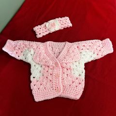 cardigan and hat
