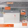 Commercial Grease Trap, 40 LBS Grease Interceptor, Side Inlet Interceptor, Under Sink Stainless Steel Grease Trap, 10 GPM Waste Water Image 5