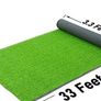 FREE EXPRESS SHIPPING Artificial Grass Turf Astro Turf 3.3x33ft Grass Carpet Roll Indoor & Outdoor Faux Grass Carpet Rug Fire Resistant Realistic Synthetic Grass Turf Image 2