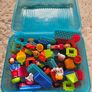 Battat Bristle Building Blocks in Deluxe Builder Case Image 2