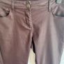 Marks & Spencer Ladies Faux Leather Brown Slender Ankle Grazer Trousers, Jeans. Size 14 Medium. Slight Stretch. In Excellent Condition Image 9