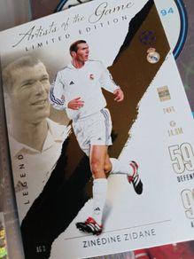 Zinedine Zidane Arts of the Game Limited Edition Topps Real Madrid Card