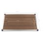 Outdoor Shower Tray WPC Stainless Steel 110x62 cm Brown Image 8