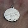 Vintage Art Deco  Antique Sterling Silver and Gold Eucharist Communion Bread and Wine Catholic Medal Pendant Image 5