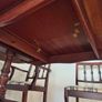 Antique dining table and chairs Image 4
