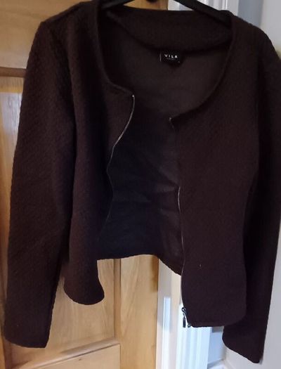 Vila (Size:M) Brown Short Jacket