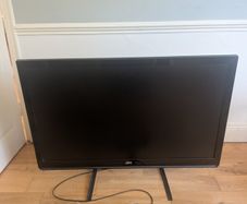 42 Inch TV with remote and power cable