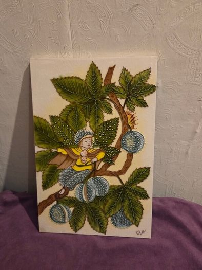 Vintage Ceramic painted "Chestnut Fairy"