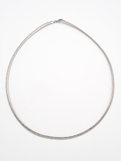925 Sterling Silver Herringbone Chain Choker