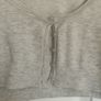 Grey Cropped Cardigan, BERSHKA, Size S Image 4