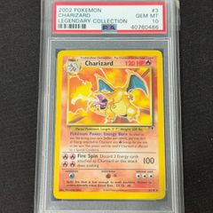 PSA 10 - 2002 Charizard - Legendary Collection