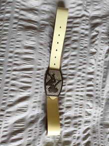 Men's belt with fancy buckle