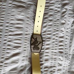 Men's belt with fancy buckle