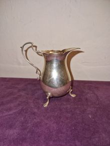 Antique silver milk jug