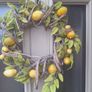 Rustic Lemon Summer Door Wreath Image 2