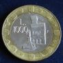San Marino Bimetallic Coin 1000 Lire 1997 Image 2