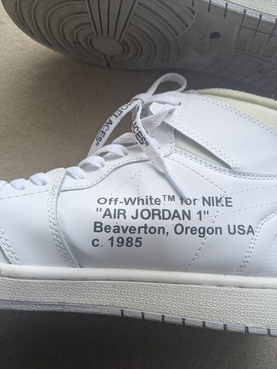 White jordans size 10 UK Nike