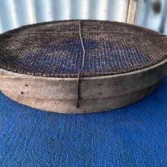 Vintage wooden sand riddle