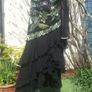 Stunning silk organza dress with embroidered beading Image 4
