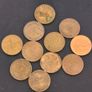 1/2 New Penny Coins Job Lot x11 Great Britain UK Circulated Queen Elizabeth Image 3