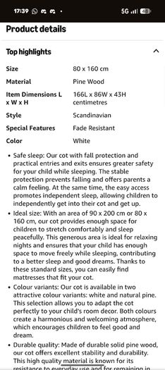 Toddler Bed Like NEW