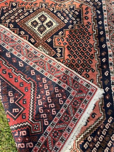 Vintage Turkish Hand Made wool Rug 158 x 118 cms