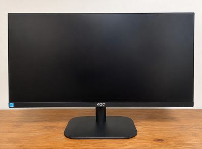 AOC 24" Monitor + Brand New Keyboard, Mouse & USB-C Accessories
