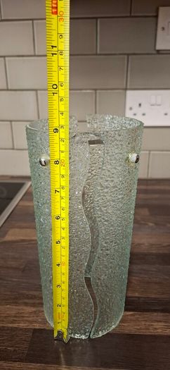 Textured Glass Ceiling Light Shade