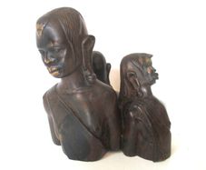 Carved African Wooden Statue